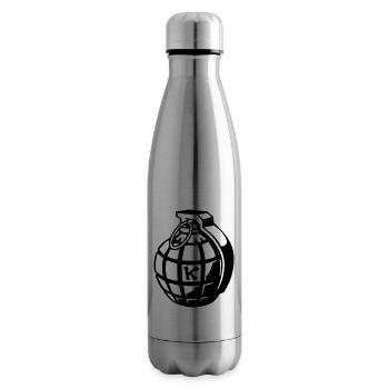 Granate - Bouteille isotherme - argent clair - Droite