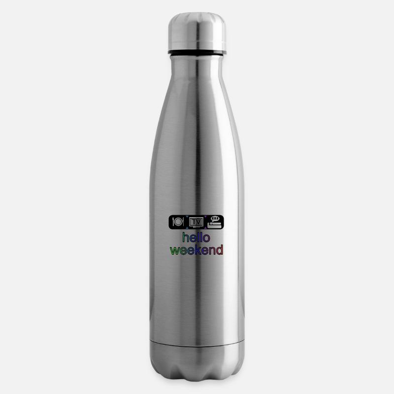 hello weekend - Isolierflasche - Lightsilver