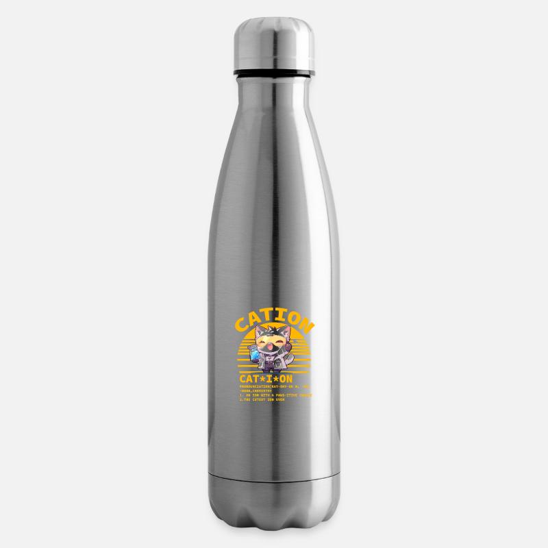 Cation - Bouteille isotherme - argent clair