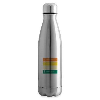 Flute player - Insulated Water Bottle - silver - Right