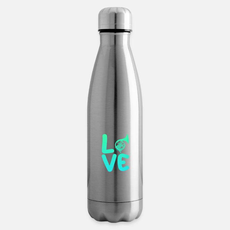Hornist Waldhorn - Isolierflasche - Lightsilver