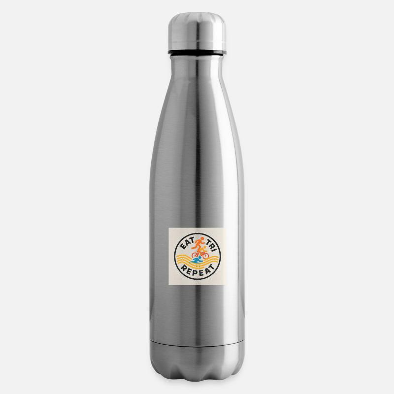 ESSEN SIE TRI REPEAT - Isolierflasche - Lightsilver