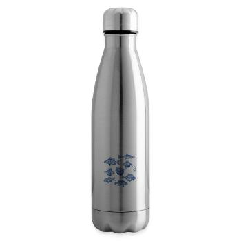 Pêche aux compliments - Bouteille isotherme - argent clair - Droite