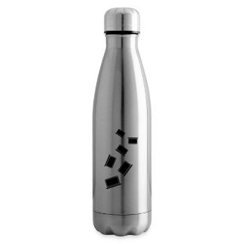 Laptop Pc Office - Insulated Water Bottle - silver - Right