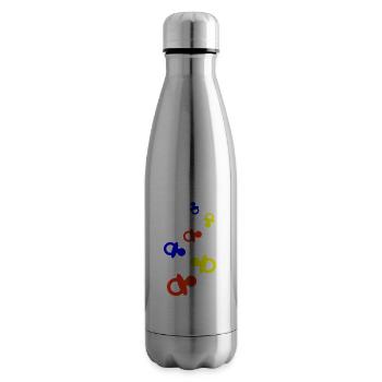 Pacifier Baby - Insulated Water Bottle - silver - Right