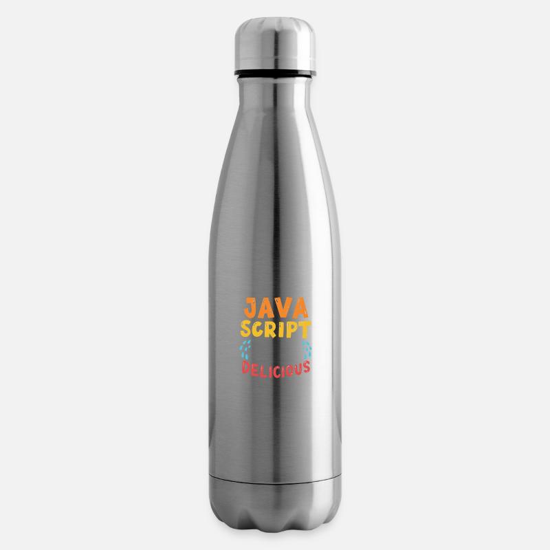 JavaScript Says Your Tears Are Delicious For Compu - Insulated Water Bottle - silver