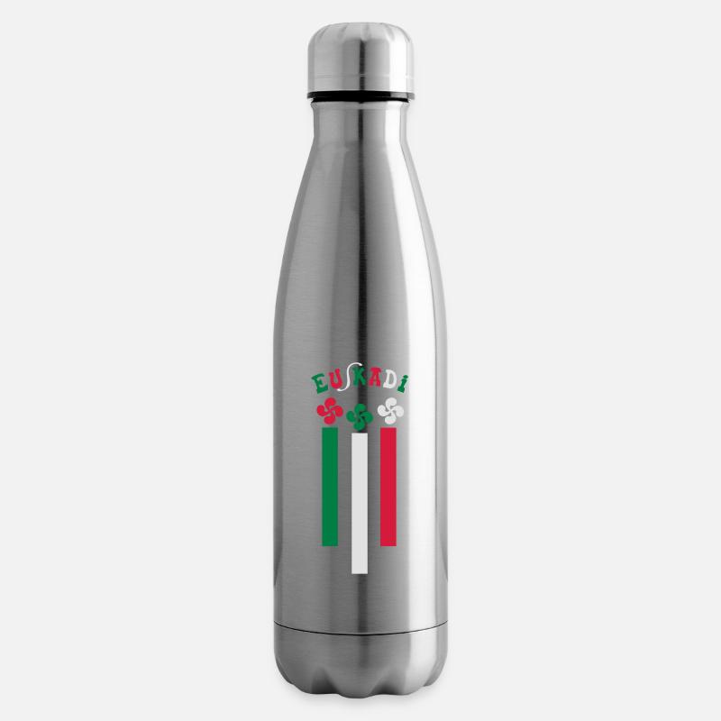 Euskadi croix Basque - Bouteille isotherme - argent clair
