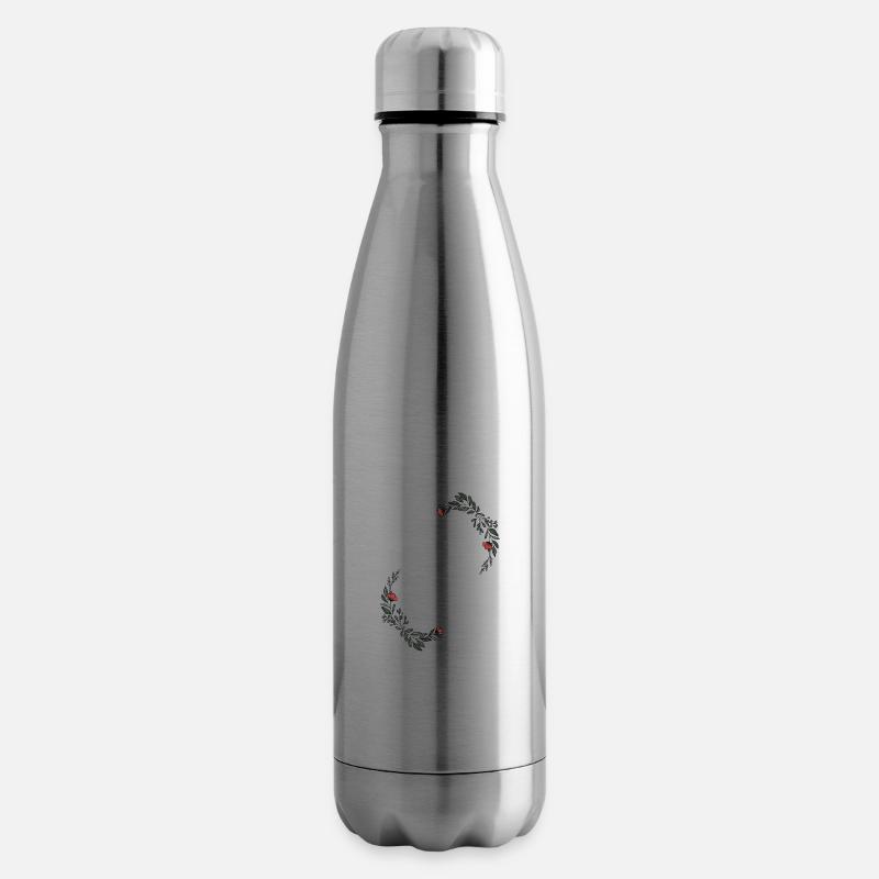 Buchstabe N - Isolierflasche - Lightsilver