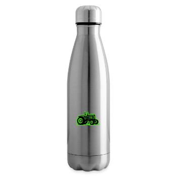 Traktor Landwirtschaft Symbol - Isolierflasche - Lightsilver - Rechts