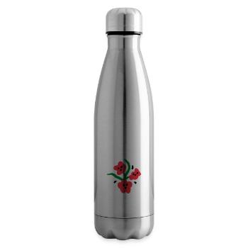 Lebhaftes Blumen-T-Shirt - Isolierflasche - Lightsilver - Rechts