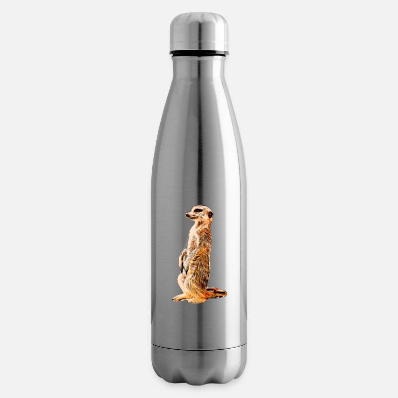 Suricate - Bouteille isotherme - argent clair