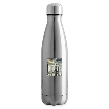 Fantasie Science Fiction Stadt - Isolierflasche - Lightsilver - Rechts