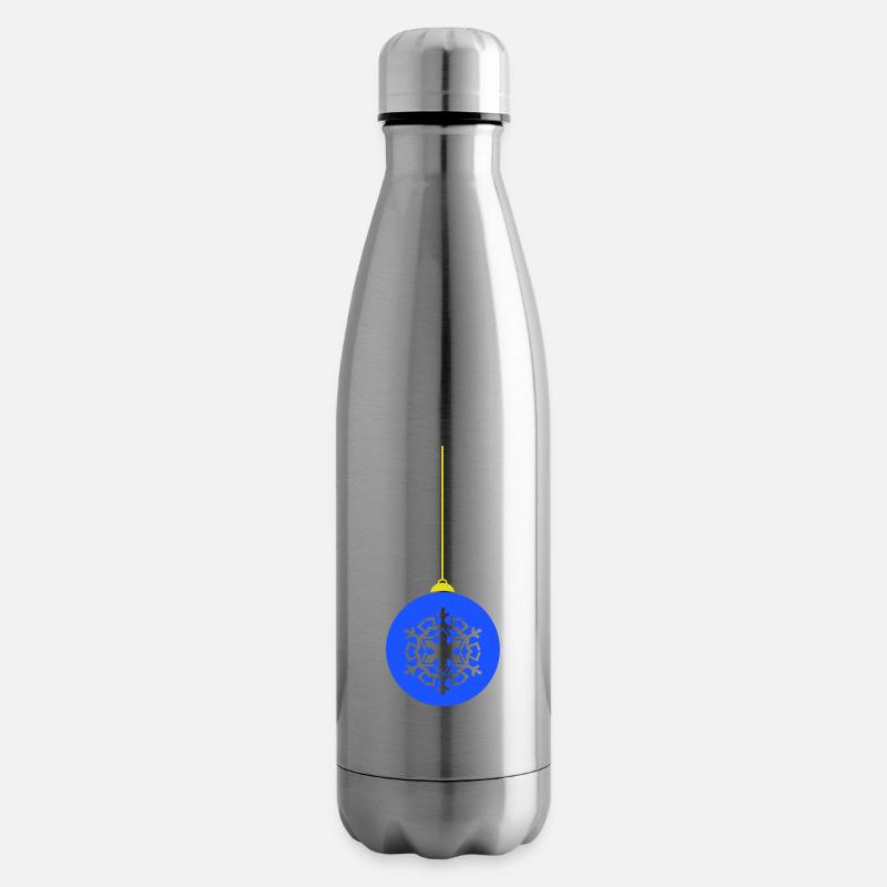 Weihnachtskugel deko - Isolierflasche - Lightsilver
