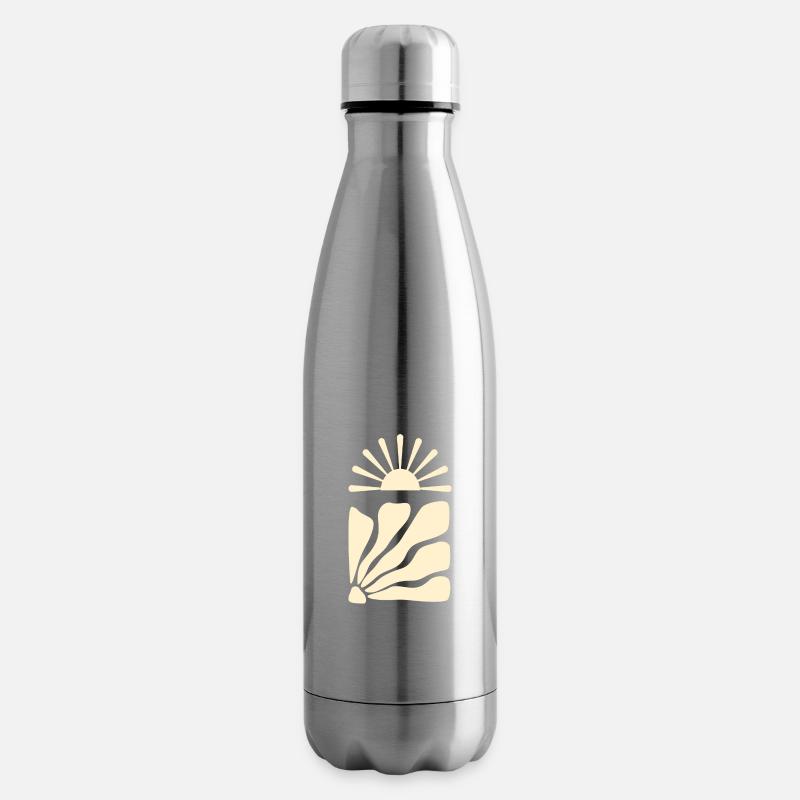 Art Formen Sonne Design - Isolierflasche - Lightsilver
