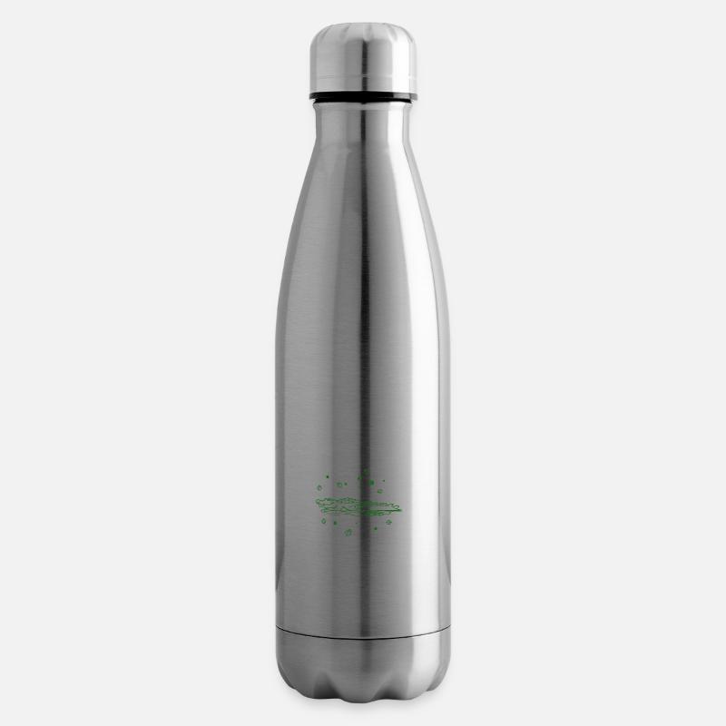 Krokodil - Isolierflasche - Lightsilver