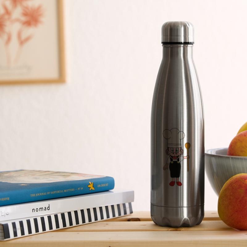 Monkey Kitchen Cooking Hosts Monkey Chefs Chef Insulated Water Bottle