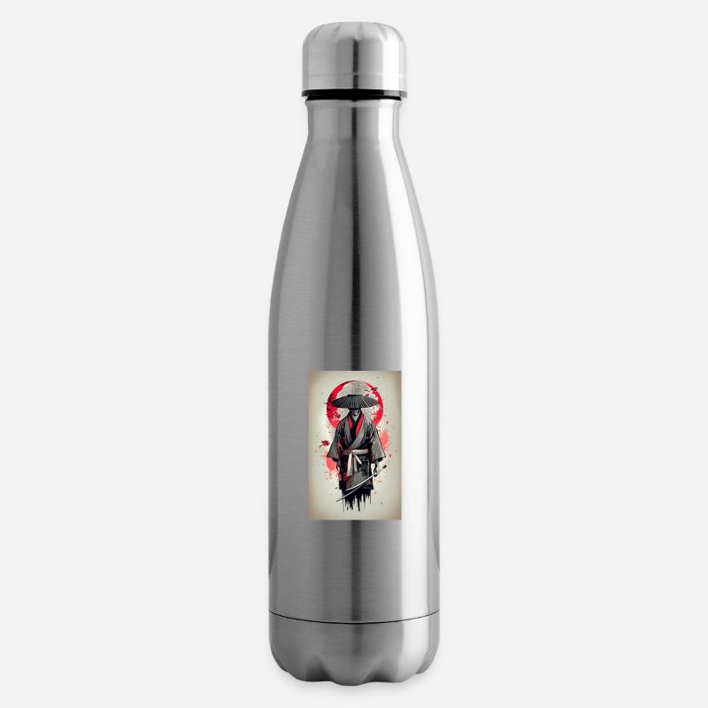 Mittelalterliches japanisches Poster - Isolierflasche - Lightsilver