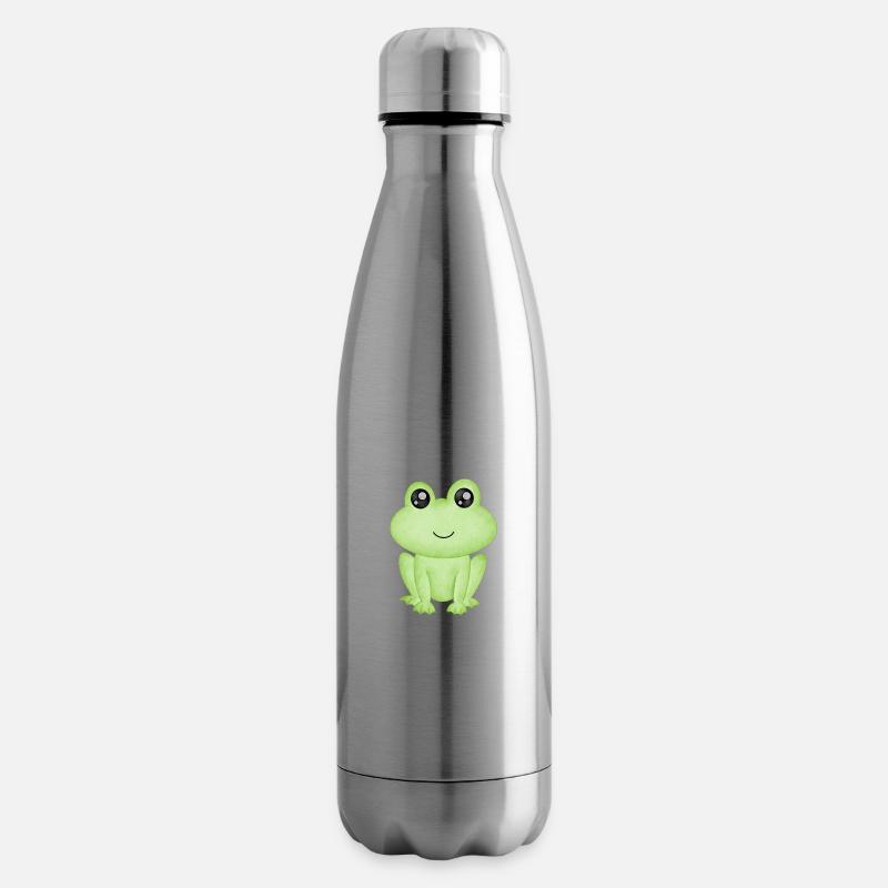 Frog - Insulated Water Bottle - silver