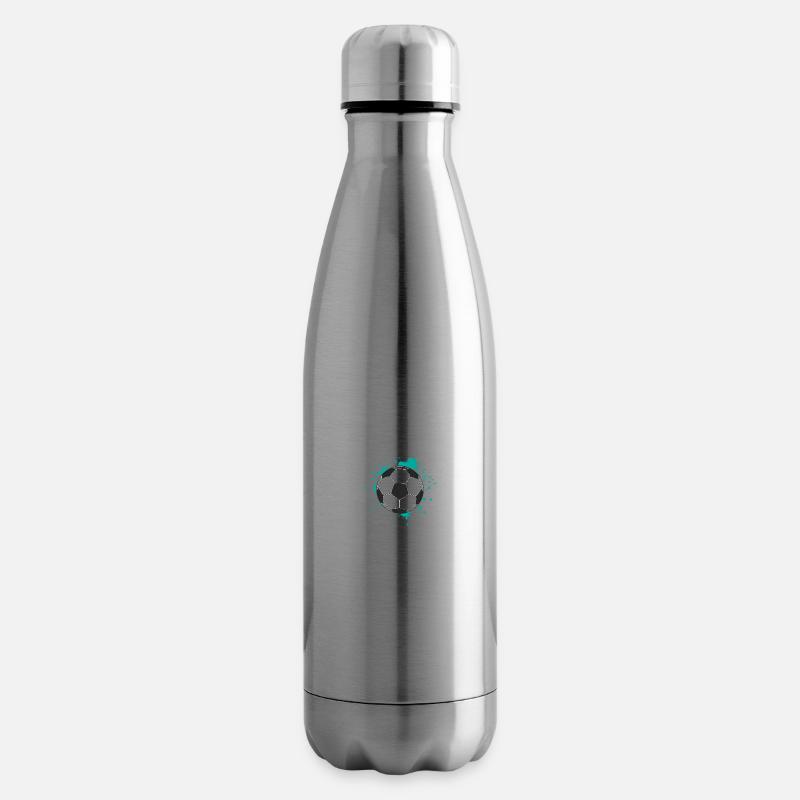 Erstklässler Einschulung Fußball - Isolierflasche - Lightsilver
