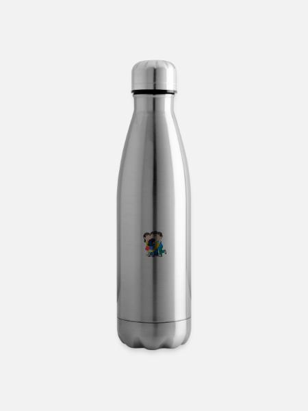 Ich und meine follower women kids - Isolierflasche - Lightsilver