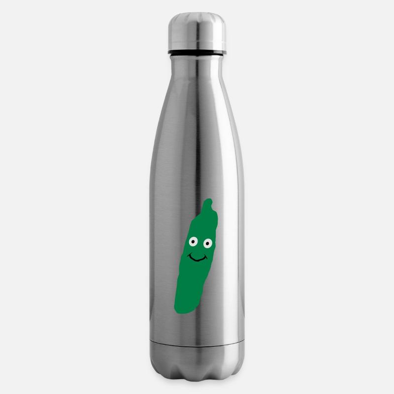 concombre bébé cadeau naissance grossesse - Bouteille isotherme - argent clair