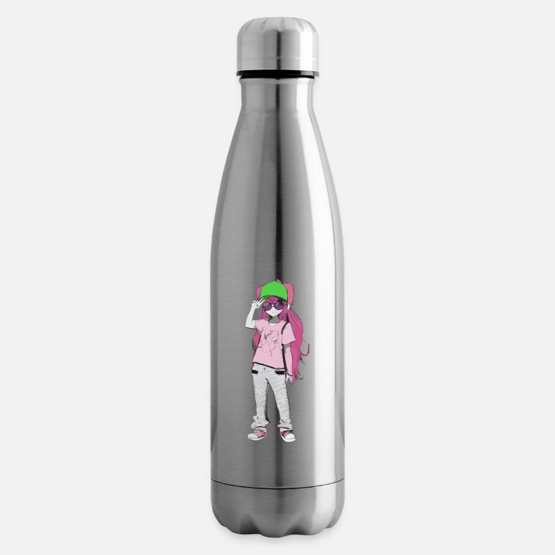 Madchen - Isolierflasche - Lightsilver