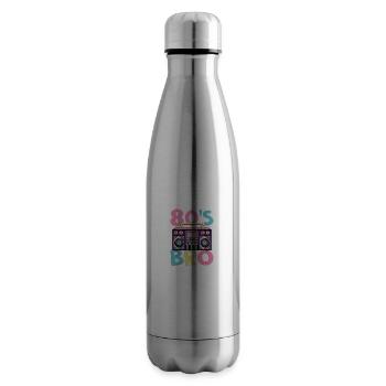 Party Achtziger Jahre 80er Bro Mottoparty 80´s - Isolierflasche - Lightsilver - Rechts