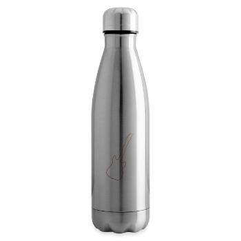 Gitarrenspieler Herren E-gitarre electronic guitar - Isolierflasche - Lightsilver - Rechts