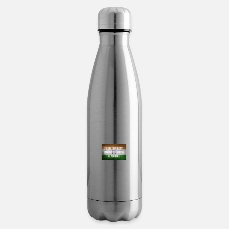 Klimaschutz Sprüche Geschenkidee - Isolierflasche - Lightsilver