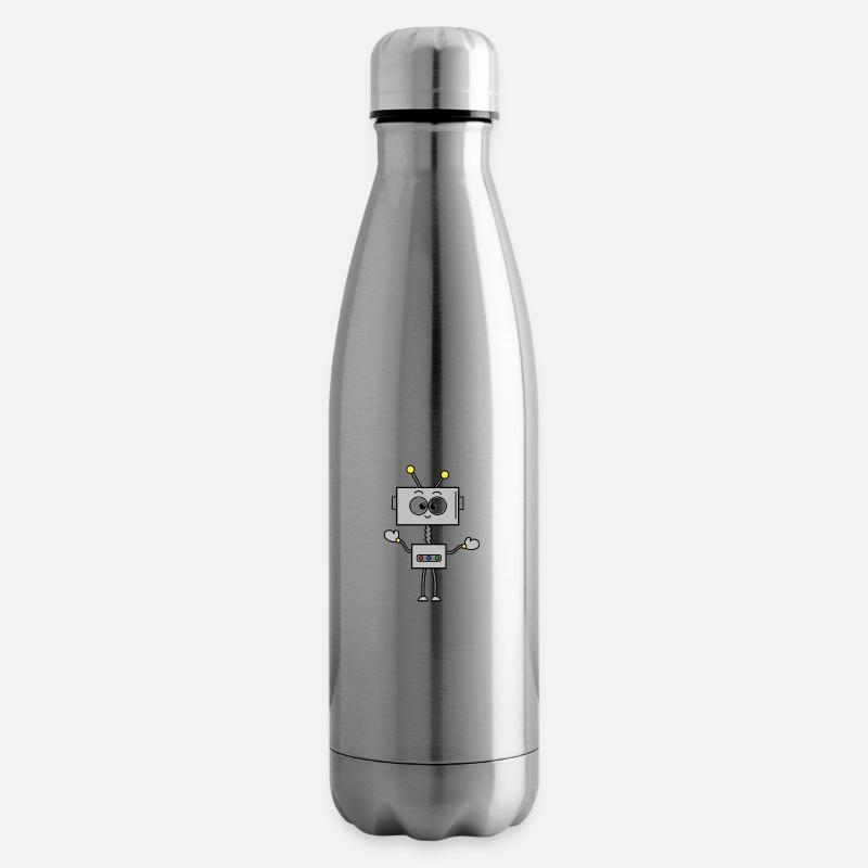 Roboter Robbie - Isolierflasche - Lightsilver