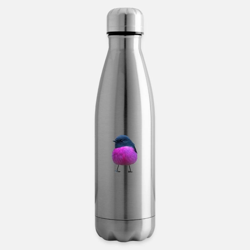 Sweet Bird/ Oiseau - Bouteille isotherme - argent clair