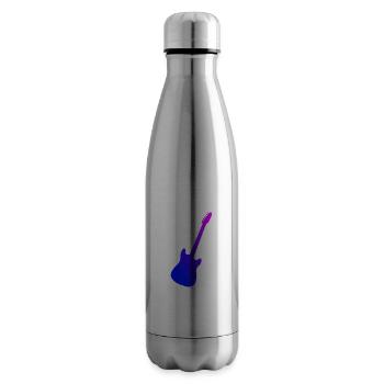 Damen Guitar Player Guitar Gitarrist Gitarre - Isolierflasche - Lightsilver - Rechts