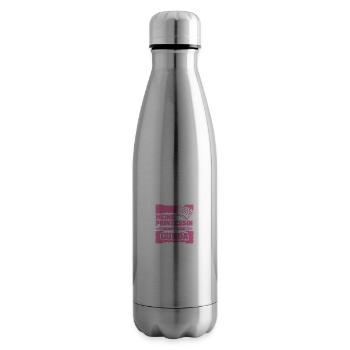 Girl's name Gunda - Insulated Water Bottle - silver - Right