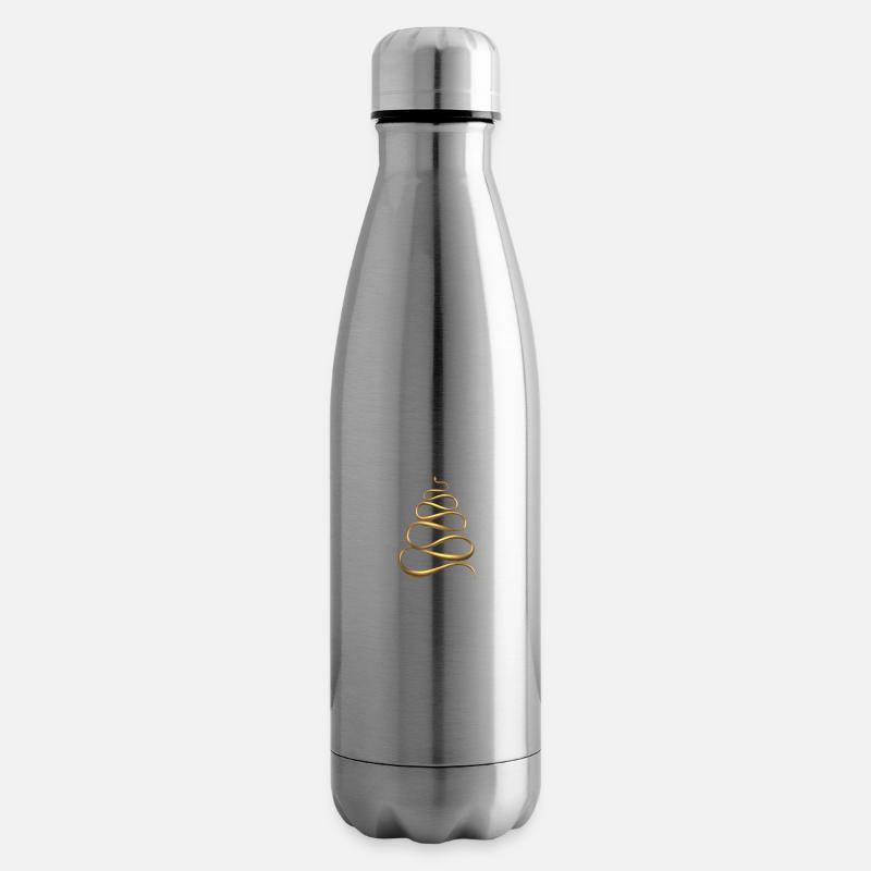 Goldene Schlange Weihnachtsbaum - Isolierflasche - Lightsilver