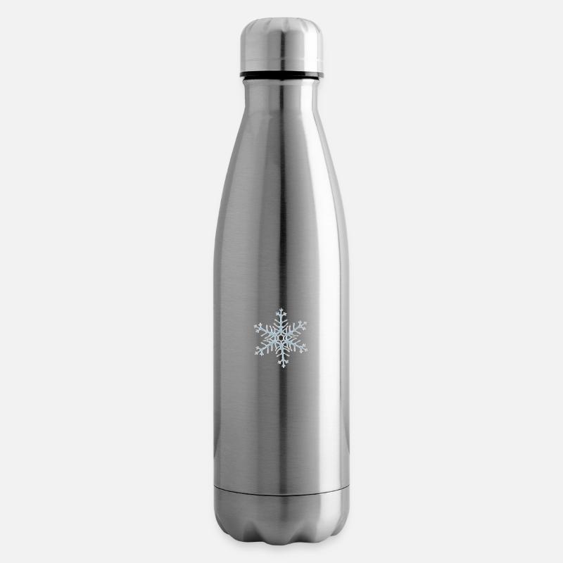 flocon de neige - Bouteille isotherme - argent clair
