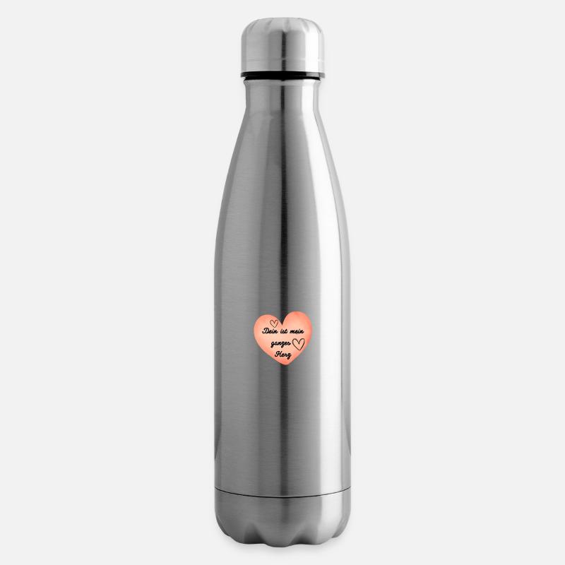 Love - Isolierflasche - Lightsilver