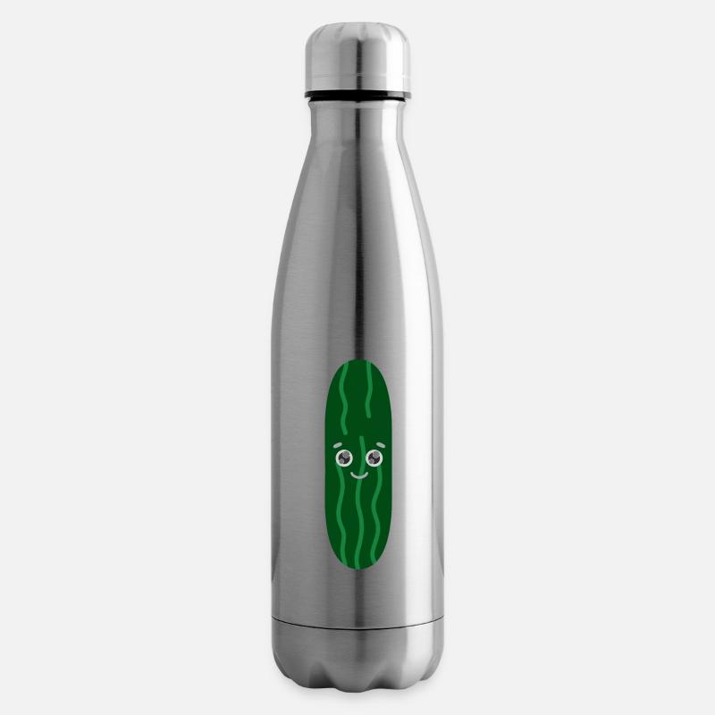 Gurke - Isolierflasche - Lightsilver