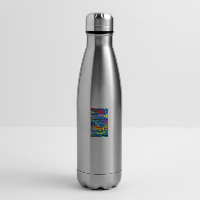 Fish | Pattern | Fish Patterns | Angler Insulated Water Bottle