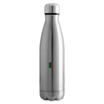 Bulgarie - Bouteille isotherme - argent clair - Droite