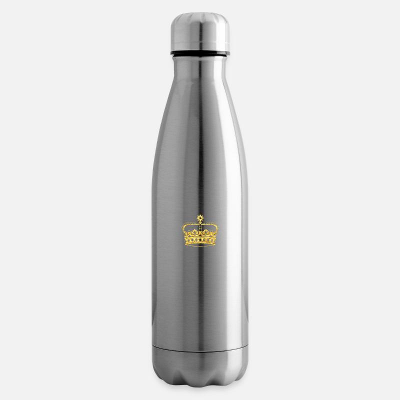 Goldene Krone 02 - Isolierflasche - Lightsilver
