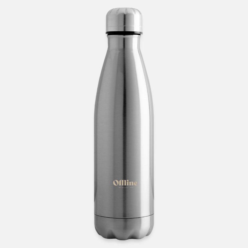Offline Luxus sand - Isolierflasche - Lightsilver