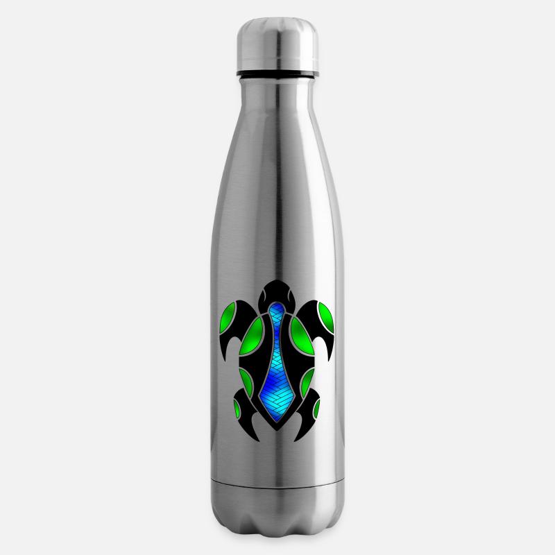 Polynesische Schildkröte - Isolierflasche - Lightsilver