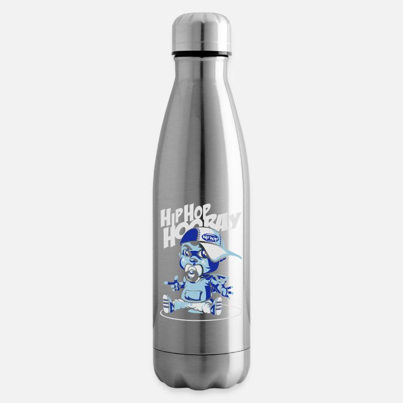 Bébé Hip Hop flex - Bouteille isotherme - argent clair