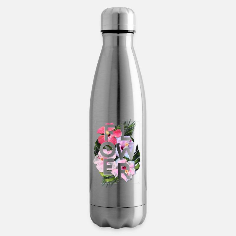 AD Flower - Isolierflasche - Lightsilver