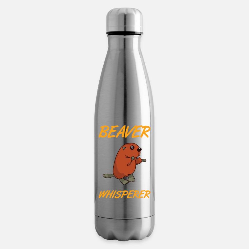 BEAVER: Beaver Whisperer - Isolierflasche - Lightsilver