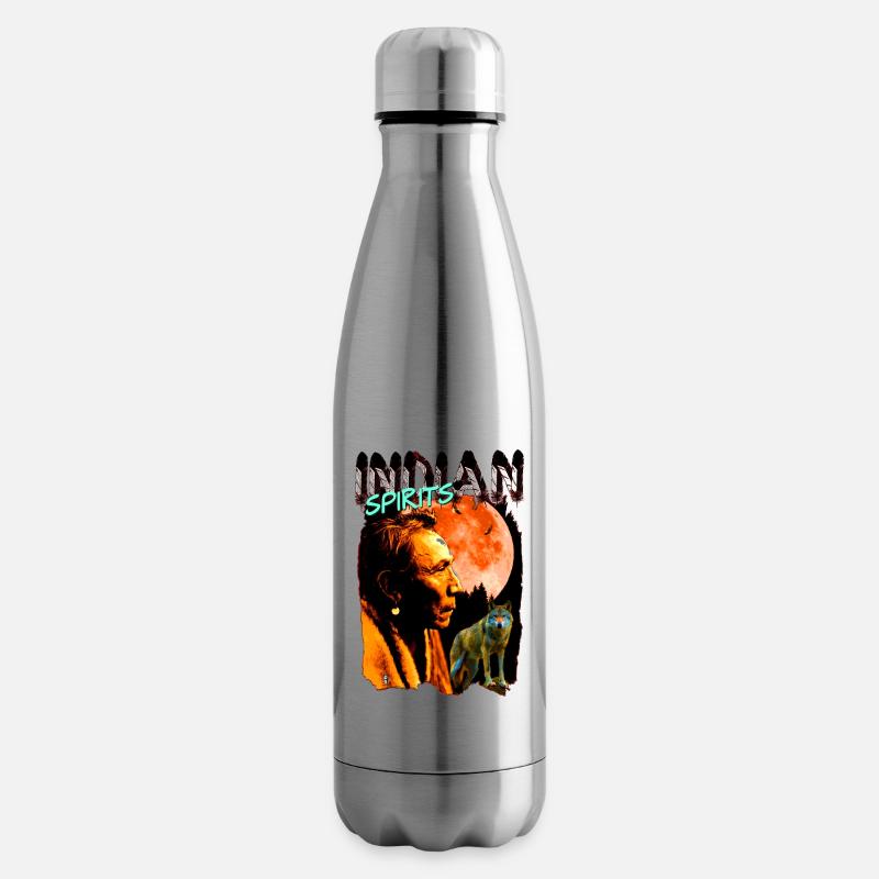 INDIAN SPIRITS 1.1 - Bouteille isotherme - argent clair