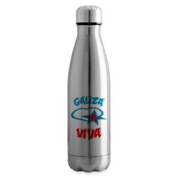 Galiza Viva 2022 - Insulated Water Bottle - silver - Right