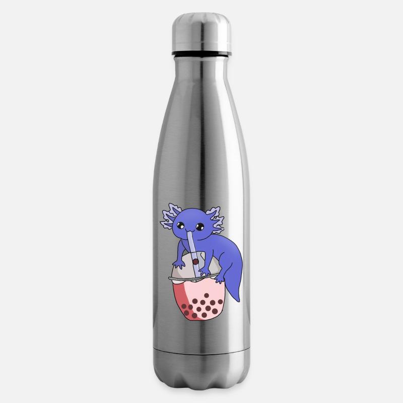 BubbleAxo - Insulated Water Bottle - silver