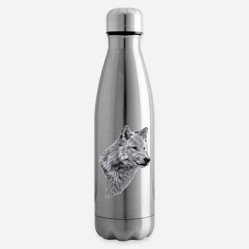 RAIK Kopf SW - Isolierflasche - Lightsilver