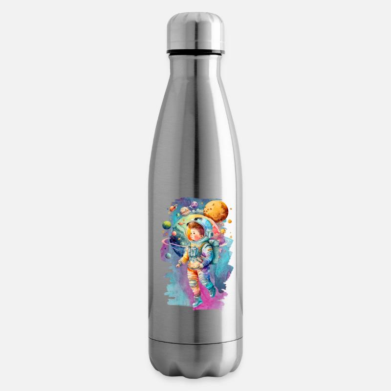 Astrokid - Bouteille isotherme - argent clair
